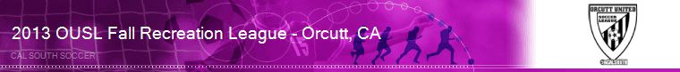 2013 OUSL Fall Recreation League - Orcutt, CA banner